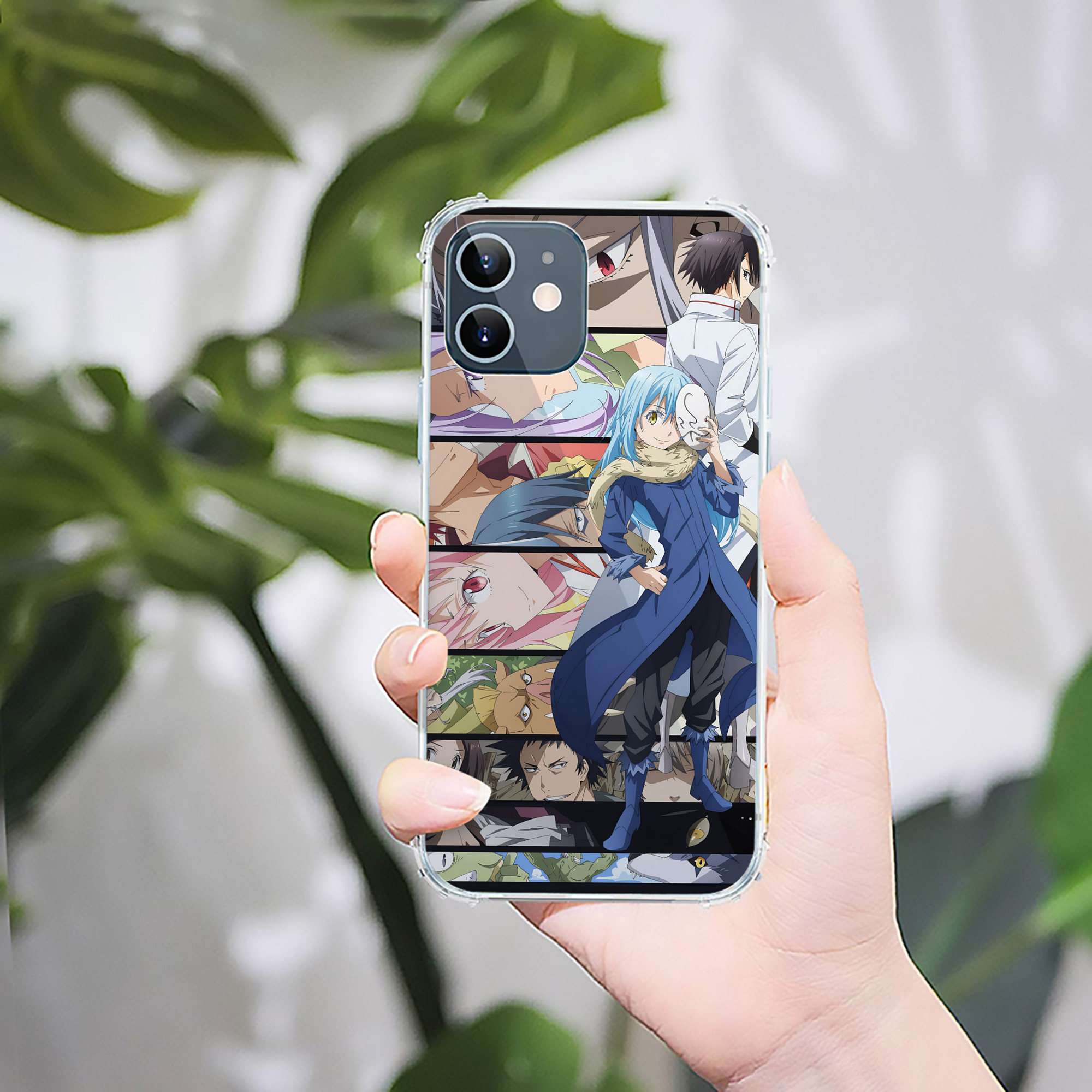 （画像用） 転スラ Regarding Reincarnated to Slime 【iPhone 12シリーズ対応】透明スマホケース（クリアソフトケース）